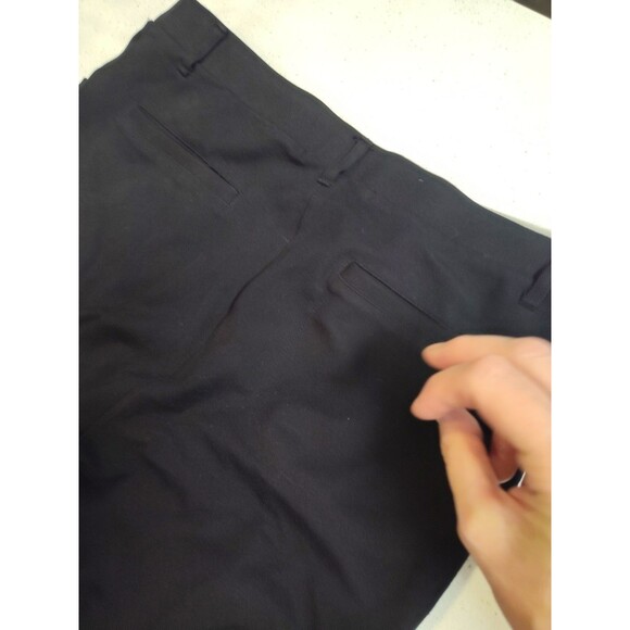 Quince Women Ultra-Stretch Ponte Straight Leg 4-Pocket Pants Size Large Black - Picture 7 of 7